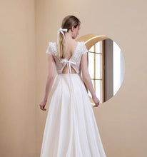 Load image into Gallery viewer, The Galilea Wedding Bridal Short Sleeves Lace Gown
