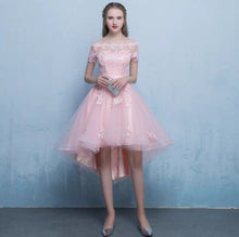 Load image into Gallery viewer, The Riley Off Shoulder Cocktail High Low Dress (Available in 5 Colours)