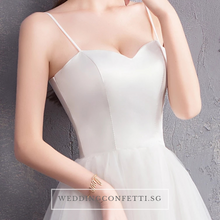 Load image into Gallery viewer, The Steffia Wedding Bridal Sleeveless Satin Dress - WeddingConfetti