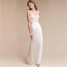 Load image into Gallery viewer, The Tanaka Wedding Bridal Satin Lace Gown