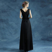 Load image into Gallery viewer, The Lakisha Black Off Shoulder Gown - WeddingConfetti