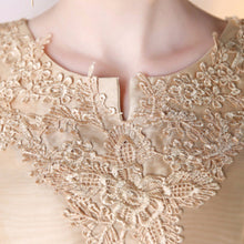 Load image into Gallery viewer, The Arissa Gold Embroidered Dress - WeddingConfetti