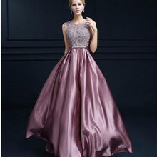 Load image into Gallery viewer, The Patrina Cap Sleeves Gold / Grey / Blue / Purple / Red / Pink Lace Gown Dress - WeddingConfetti