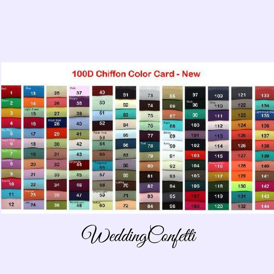 The Seraphina Chiffon Bridesmaid Dresses (Customisable) – WeddingConfetti