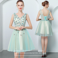 Load image into Gallery viewer, The TinkerBell Turquoise Sleeveless Dress - WeddingConfetti
