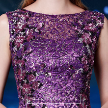 Load image into Gallery viewer, The Bevin Purple Sleeveless Dress - WeddingConfetti