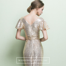 Load image into Gallery viewer, The Benecia Glitter Gown (Available in 4 colours) - WeddingConfetti