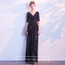 Load image into Gallery viewer, The Benecia Glitter Gown (Available in 4 colours) - WeddingConfetti