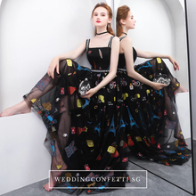 Load image into Gallery viewer, The Amanica Sleeveless Black Dress  - WeddingConfetti
