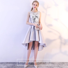 Load image into Gallery viewer, The Teris Gold / Silver / Red Sleeveless Gown - WeddingConfetti