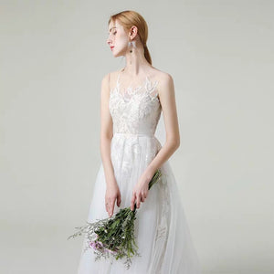 The Kaselly Wedding Bridal Sleeveless Lace Gown - WeddingConfetti