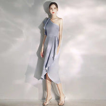 Load image into Gallery viewer, The Esme Red/Blue Toga Dress - WeddingConfetti