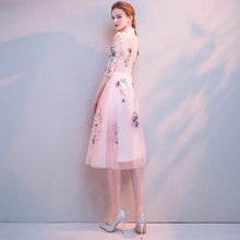 Load image into Gallery viewer, The Erista Pink Cheongsam Cocktail Gown - WeddingConfetti