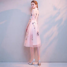 Load image into Gallery viewer, The Erista Pink Cheongsam Cocktail Gown - WeddingConfetti