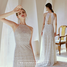 Load image into Gallery viewer, The Caserina Wedding Bridal Halter Gown