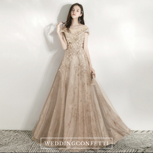 Load image into Gallery viewer, The Heather Bridgerton Inspired Off Shoulder Gown (Available in 4 Colours)