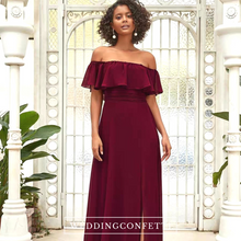 Load image into Gallery viewer, The Rosemary Off Shoulder Gown (Available in 14 Colours)