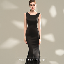 Load image into Gallery viewer, The Rhea Black Sleeveless Dress