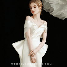 Load image into Gallery viewer, The Kendall Wedding Bridal Off Shoulder Gown