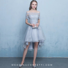 Load image into Gallery viewer, The Riley Off Shoulder Cocktail High Low Dress (Available in 5 Colours)