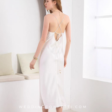 Load image into Gallery viewer, The Freda Satin Cowl Neck Dress