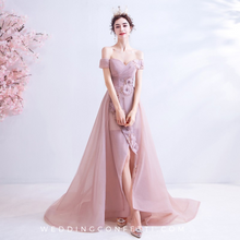 Load image into Gallery viewer, The Kaylee Off Shoulder Gown (Available in 2 Colours)