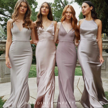 Load image into Gallery viewer, The Alya Charmeuse Bridesmaid Series (Customisable)