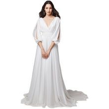 Load image into Gallery viewer, The Hera Wedding Bridal Long Sleeve Gown