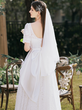 Load image into Gallery viewer, The Veralyn Wedding Bridal Short Sleeves Gown