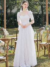 Load image into Gallery viewer, The Veralyn Wedding Bridal Short Sleeves Gown