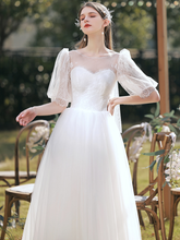 Load image into Gallery viewer, The Kordelia Wedding Bridal Short Sleeves Gown