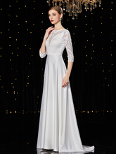 Load image into Gallery viewer, The Liselle Mother-Of-Bride Sleeved Gown (Available in 2 Colours)