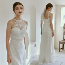 Load image into Gallery viewer, The Lorena Wedding Bridal Halter Gown