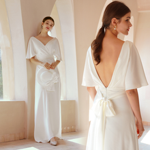 Load image into Gallery viewer, The Riley Wedding Bridal Wide Sleeves Gown