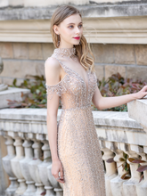 Load image into Gallery viewer, The Carista Champagne Sleeveless Gown (Available in 2 Colours)