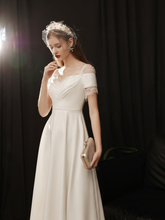 Load image into Gallery viewer, The Lilette Wedding Bridal Off Shoulder Gown