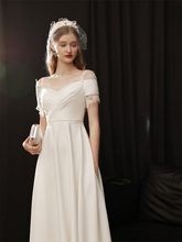 Load image into Gallery viewer, The Lilette Wedding Bridal Off Shoulder Gown