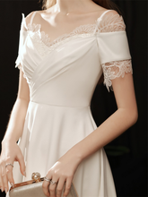 Load image into Gallery viewer, The Lilette Wedding Bridal Off Shoulder Gown