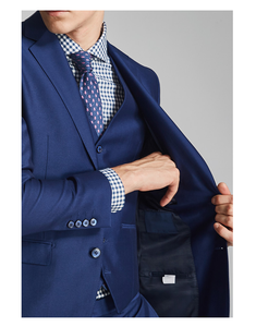 Anthony Groom Blue Suit, Vest, Pants (3 Piece)