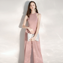 Load image into Gallery viewer, The Candice Pink/Black Jumpsuit