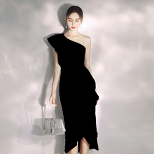 Load image into Gallery viewer, The Russell Toga Dress (Available in Black and White)