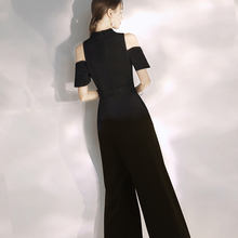 Load image into Gallery viewer, The Riley Black Off Shoulder Dress