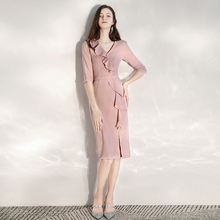 Load image into Gallery viewer, The Yassy Pink Mid Sleeve Dress