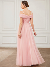 Load image into Gallery viewer, The Carnation Pink Off Shoulder Dress