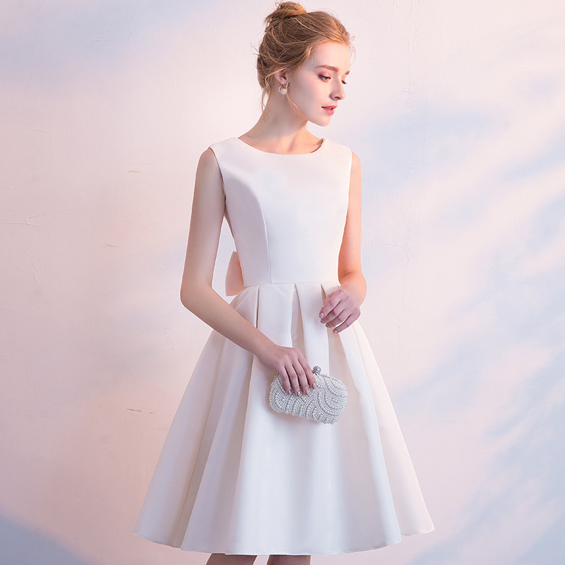 White and black short dress on sale