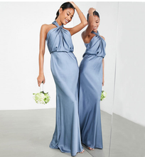 Load image into Gallery viewer, The Liana Bridesmaid Satin Series (Customisable)