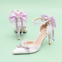 Load image into Gallery viewer, The Elisa Lace Heels (Available in 3 Colours)