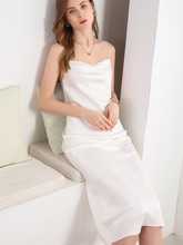 Load image into Gallery viewer, The Freda Satin Cowl Neck Dress