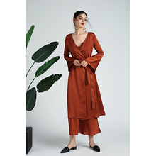 Load image into Gallery viewer, The Fernanda Satin Dress (With Drape)