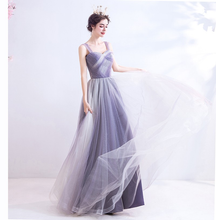 Load image into Gallery viewer, The Kaia Purple Sleeveless Ombre Gown